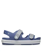 Buty dla chłopców - Crocs Sandały Crocband Cruiser Sandal T Kids 209424 Szary - miniaturka - grafika 1