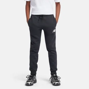 Spodnie dziecięce New Balance LAKB0007BK czarne - Spodnie sportowe damskie - miniaturka - grafika 1