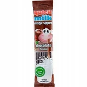 Kakao i czekolada - Quick Milk Słomki Smakowe do mleka o smaku Czekoladowym (5x6g) - miniaturka - grafika 1