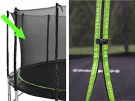 Akcesoria do trampolin - Siatka Wewnętrzna Do Trampoliny 8Ft Lean Sport Pro - miniaturka - grafika 1