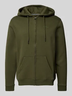 Bluza rozpinana z detalem z logo model ‘Downton’ - Koszulki męskie - miniaturka - grafika 1
