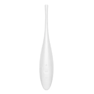 Wibratory i masażery - Satisfyer Satisfyer Twirling Joy with Bluetooth and App White - grafika 1