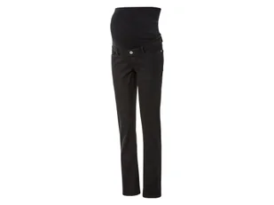 esmara® Jeansy ciążowe damskie, straight fit (40, Czarny) - Spodnie ciążowe - miniaturka - grafika 1