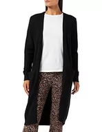 Swetry damskie - VILA CLOTHES Damski kardigan z długim dzianiny Viril L/S, Czarny, XS - miniaturka - grafika 1