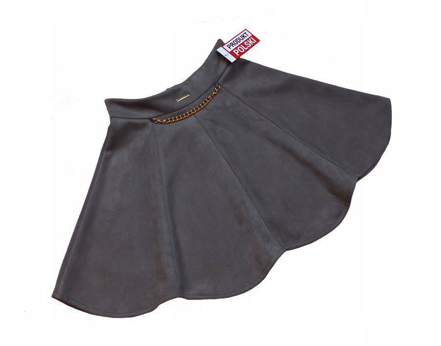 SPÓDNICA SPÓDNICZKA elegancka wizytowa zamsz 134