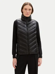 Tom Tailor Bezrękawnik 1041486 Czarny Slim Fit - Kamizelki damskie - miniaturka - grafika 1