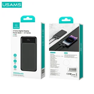 USAMS Powerbank 30000mAh 10W 1C+2A czarny XY Series 30KCD20201 US-CD2023 - Powerbanki - miniaturka - grafika 6