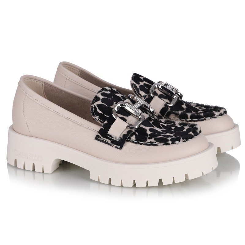 Mokasyny damskie CheBello 4545-157-521-PSK-S173 R.40