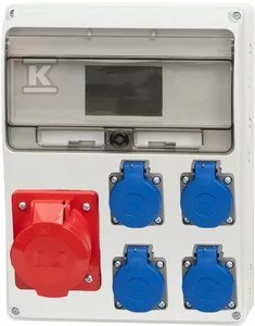 Rozdzielnica Budowlana Lago 16A 5p, 4x230V 11M - Bezpieczniki elektryczne - miniaturka - grafika 1