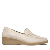Półbuty damskie - Półbuty Caprice 9-24352-46 Écru - miniaturka - grafika 1