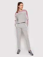 Dresy damskie - Adidas Dres Sportswear Subtle Block HD9024 Szary Regular Fit - miniaturka - grafika 1