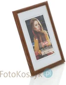 Ramki na zdjęcia - Ramka drewniana średni brąz (na zdjęcie 15x21cm) - miniaturka - grafika 1