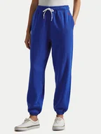 Spodnie sportowe damskie - Polo Ralph Lauren Spodnie dresowe 211935585013 Niebieski Regular Fit - miniaturka - grafika 1