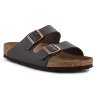 Klapki i japonki męskie - Klapki Birkenstock Arizona M 0051101 brązowe - miniaturka - grafika 1