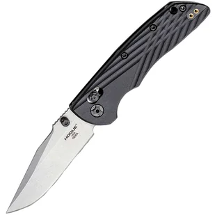 Nóż składany Hogue Deka 3,25" Clip-Point Tumbled Stoned - Black - Noże - miniaturka - grafika 1