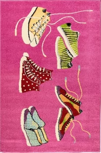 Agnella Dywan Funky 160x220 cm Róź - Dywany dla dzieci - miniaturka - grafika 1