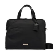 Torby na laptopy - Torba na laptopa Calvin Klein Sleek Slim Commuter LV04D3351G Czarny - miniaturka - grafika 1