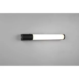 Trio Piera LED kinkiet z gniazdkiem wtykowym IP44/L41/8W czarny 284074232 - Lampy ścienne - miniaturka - grafika 1