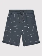 Spodnie i spodenki dla dziewczynek - Benetton United Colors Of Szorty sportowe 39A6C900B Szary Regular Fit - miniaturka - grafika 1