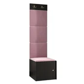 Meble do przedpokoju - Garderoba frezowana, meble do przedpokoju, panele tapicerowane PANAMA 11 - miniaturka - grafika 1