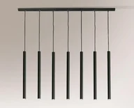 Lampy sufitowe - Shilo lampa wisząca Yabu 7xMR11 czarna 5529 - miniaturka - grafika 1