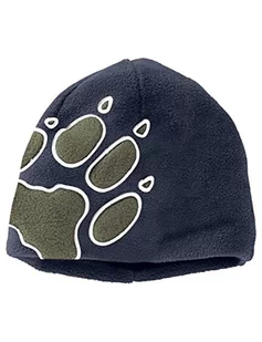 Jack Wolfskin Unisex dziecięca czapka polarowa z przodu Psi Hat Kids niebieski (Night Blue) S 19424 - Czapki dla dzieci - miniaturka - grafika 1