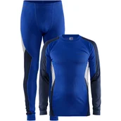 Bielizna sportowa męska - Zestaw dla mężczyzn Craft Set Core Dry Baselayer Rozmiar: XXL / Kolor: niebieski/czarny - miniaturka - grafika 1
