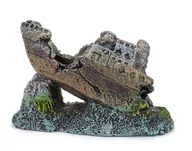 Dekoracje do akwarium - Ozdoba akwariowa Happet 409B okręt 9 cm - miniaturka - grafika 1