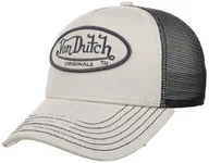 Czapki i chusty sportowe męskie - Czapka Trucker Kiruna by Von Dutch, szaro-czarny, One Size - miniaturka - grafika 1