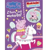 Kolorowanki, wyklejanki - Media Service Zawada Naklejki na numerki. Z Peppą jest wesoło! - praca zbiorowa - miniaturka - grafika 1