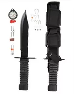 Noże - Mil-Tec Nóż Special Forces Survival Knife + zestaw surviwalowy (15368000) 15368000 - miniaturka - grafika 1