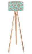 Lampy stojące - Macodesign Lampa podłogowa Aria w turkusie FOTO-125, 60 W - miniaturka - grafika 1