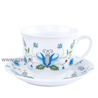 Filiżanki - Kaszubska filiżanka i spodek porcelana Lubiana (Wiedeń duży wzór) - miniaturka - grafika 1