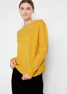 Swetry damskie - Sweter melanżowy z okrągłym dekoltem - bonprix - miniaturka - grafika 1