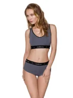 Majtki damskie - Passion P013 - Klasyczne majtki, Ciemnoszare Wariant/Rozmiar: M DOSTAWA 24h GWRANCJA - miniaturka - grafika 1