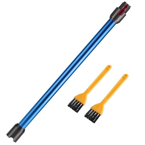 Rura przedłużająca do odkurzaczy kompatybilna z Dyson V7/V8/V10/V11/V15, 73 cm, lekka aluminiowa - część zamienna (niebieska)