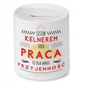 Skarbonki - Skarbonka Dla Kelnera na Urodziny Imieniny Prezent z Nadrukiem ze Zdjęciem - miniaturka - grafika 1