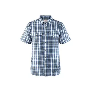Koszule męskie - Cool Fjällräven męska koszula abisko Shirt SS z krótkim rękawem, czerwony, rozmiar uniwersalny F81795 - grafika 1
