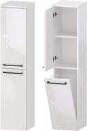 Szafki łazienkowe - Słupek Łazienkowy ROSEN 30 2D K L - Uchwyt Czarny - miniaturka - grafika 1