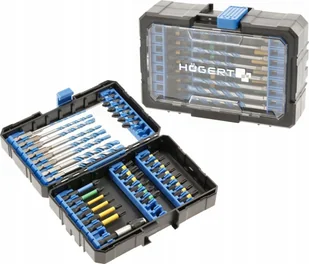 Högert Technik HOGERT KOŃCÓWKI DO WKRĘTARTKI UDAROWE kpl. 35szt. + WIERTŁA - Bity - miniaturka - grafika 1