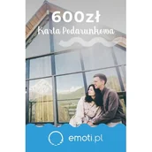 Vouchery - Karta podarunkowa WYJĄTKOWY PREZENT Emoti.pl 600 zł - miniaturka - grafika 1