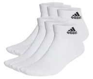 Skarpetki damskie - Skarpety ADIDAS Białe Cushioned Ankle Socks 6 Par - miniaturka - grafika 1