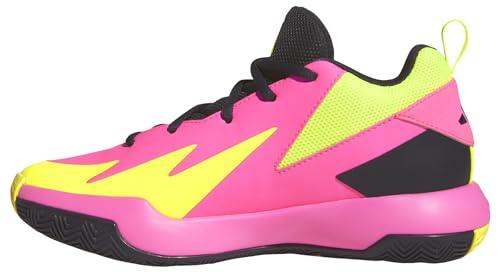 adidas Cross Em Up Select Mid Trainers Kids, Trampki Pończochy Nie Piłka nożna Unisex Dzieci, Lucid Pink Aurora Black Lucid Lemon, 39.5 EU