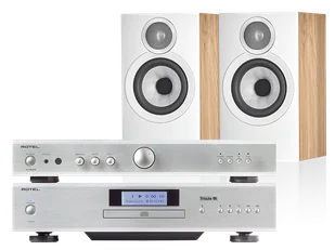 Rotel A10 MKII (srebrny) + CD11 Tribute + 607 S3 (dąb) - Zestawy stereo - miniaturka - grafika 1