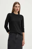 Swetry damskie - G-Star Raw sweter wełniany damski kolor czarny lekki D25509-D847 - miniaturka - grafika 1