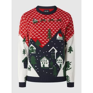 Swetry męskie - Sweter w świątecznym stylu model Xmas - Only & Sons - grafika 1