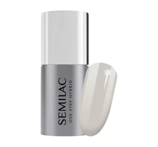 Semilac One Step Hybrid 3w1 Light Dusty Grey S125 5ml - Lakiery hybrydowe - miniaturka - grafika 1