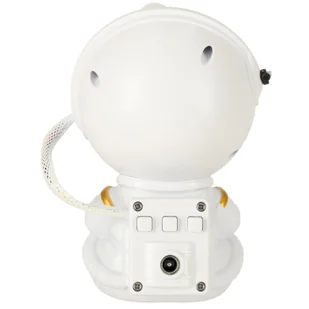 Lampka nocna dla dzieci projektor gwiazd astronauta z gwiazdką na pilot biała - Wyposażenie pokoiku dziecięcego - miniaturka - grafika 5