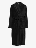 Piżamy damskie - CALVIN KLEIN SZLAFROK MĘSKI CZARNY Z LOGO Z PASKIEM NA PREZENT XS/S TIA - miniaturka - grafika 1