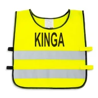 Rękawiczki rowerowe - Kamizelka odblaskowa z własnym nadrukiem dla dzieci młodzieży logo napis - miniaturka - grafika 1